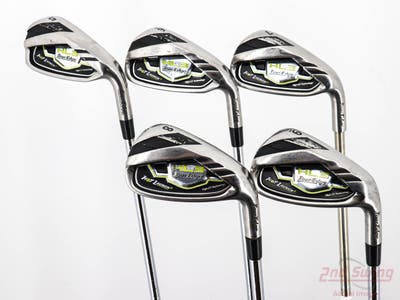 Tour Edge Hot Launch 3 Iron Set 5-9 Iron Stock Steel Shaft Steel Stiff Right Handed +1/4"
