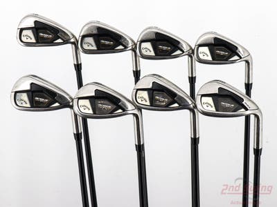 Callaway Rogue ST Max Iron Set 6-PW AW GW SW Project X Cypher 60 Graphite Regular Right Handed +1/2"
