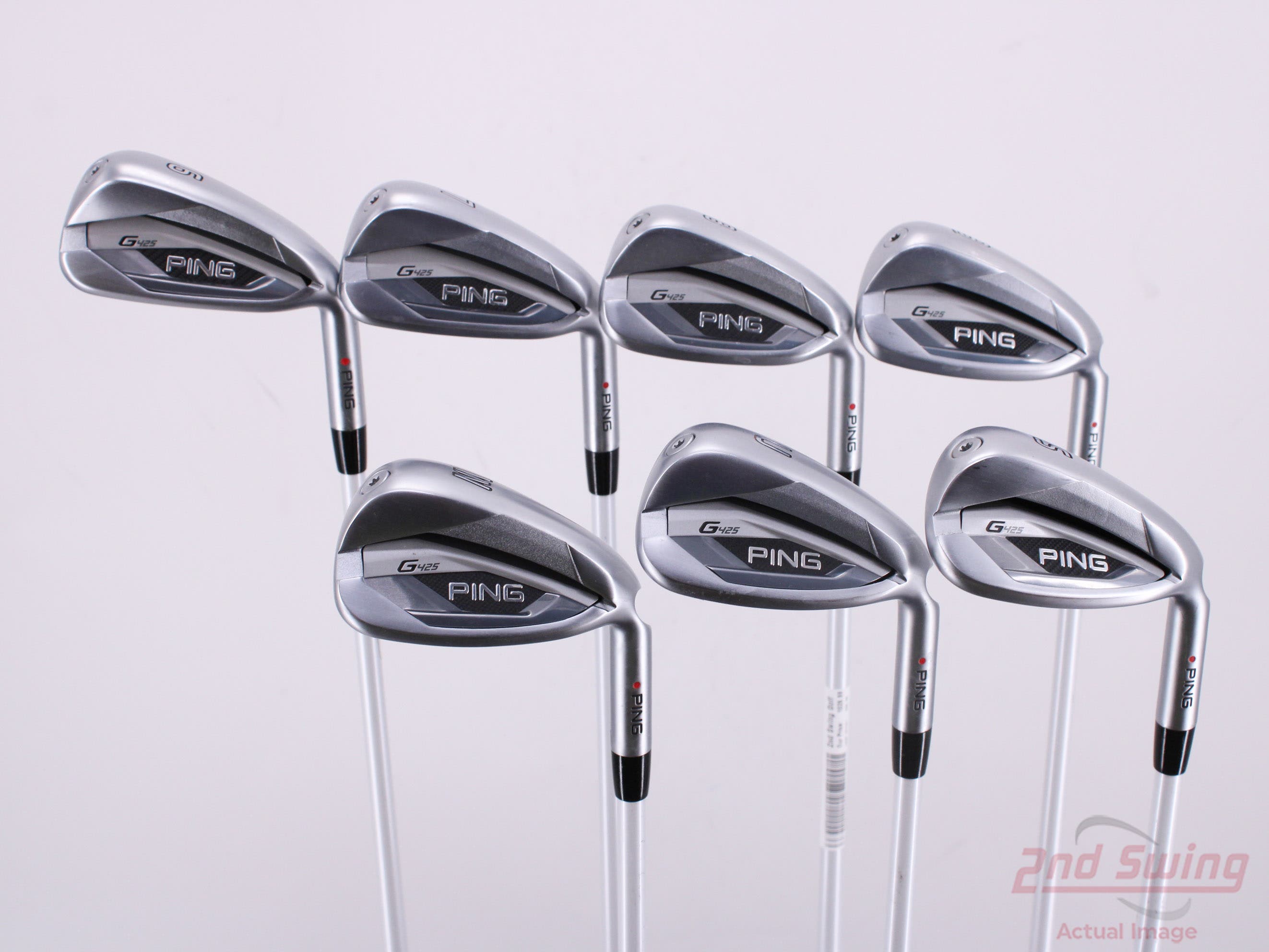 Ping G425 Iron Set 6PW GW SW Stock Graphite Shaft Graphite Ladies