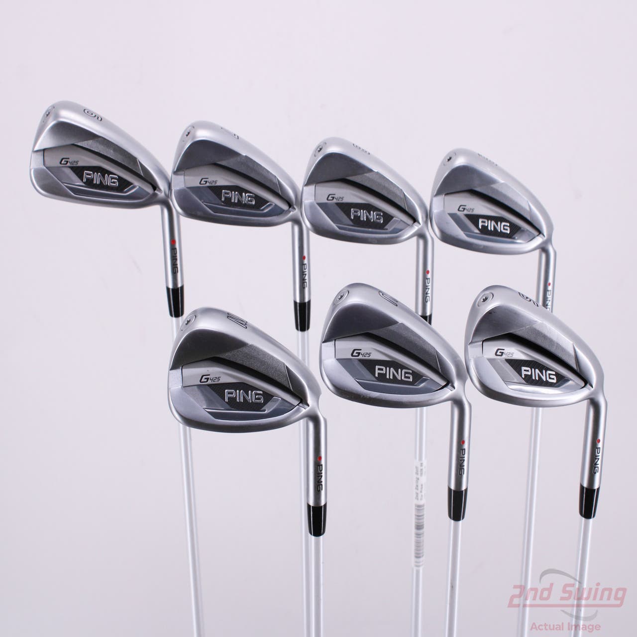 Ping G425 Iron Set 6PW GW SW Stock Graphite Shaft Graphite Ladies