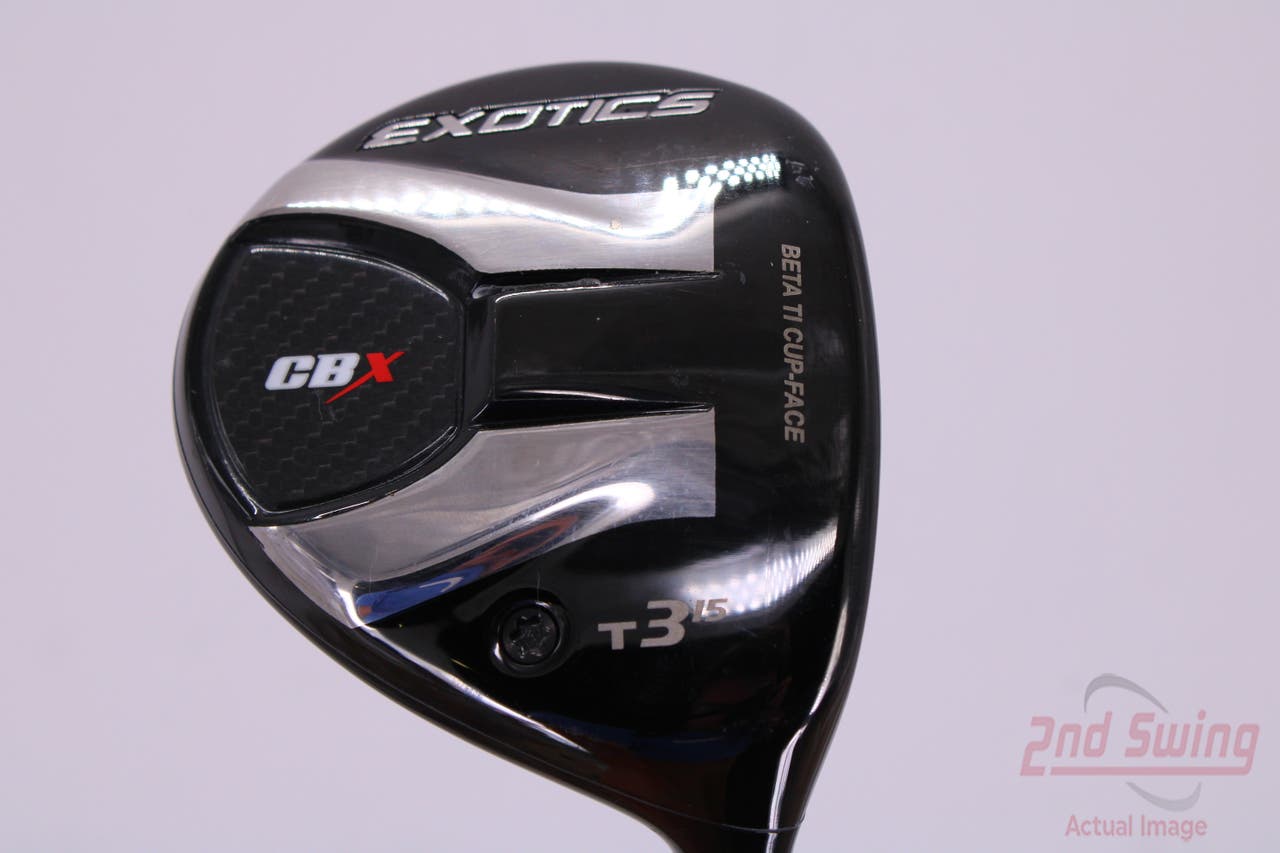 Tour Edge Exotics CBX T3 Fairway Wood 3 Wood 3W 15° Project X Even Flow Blue 65 Graphite Stiff Right Handed 43.0in