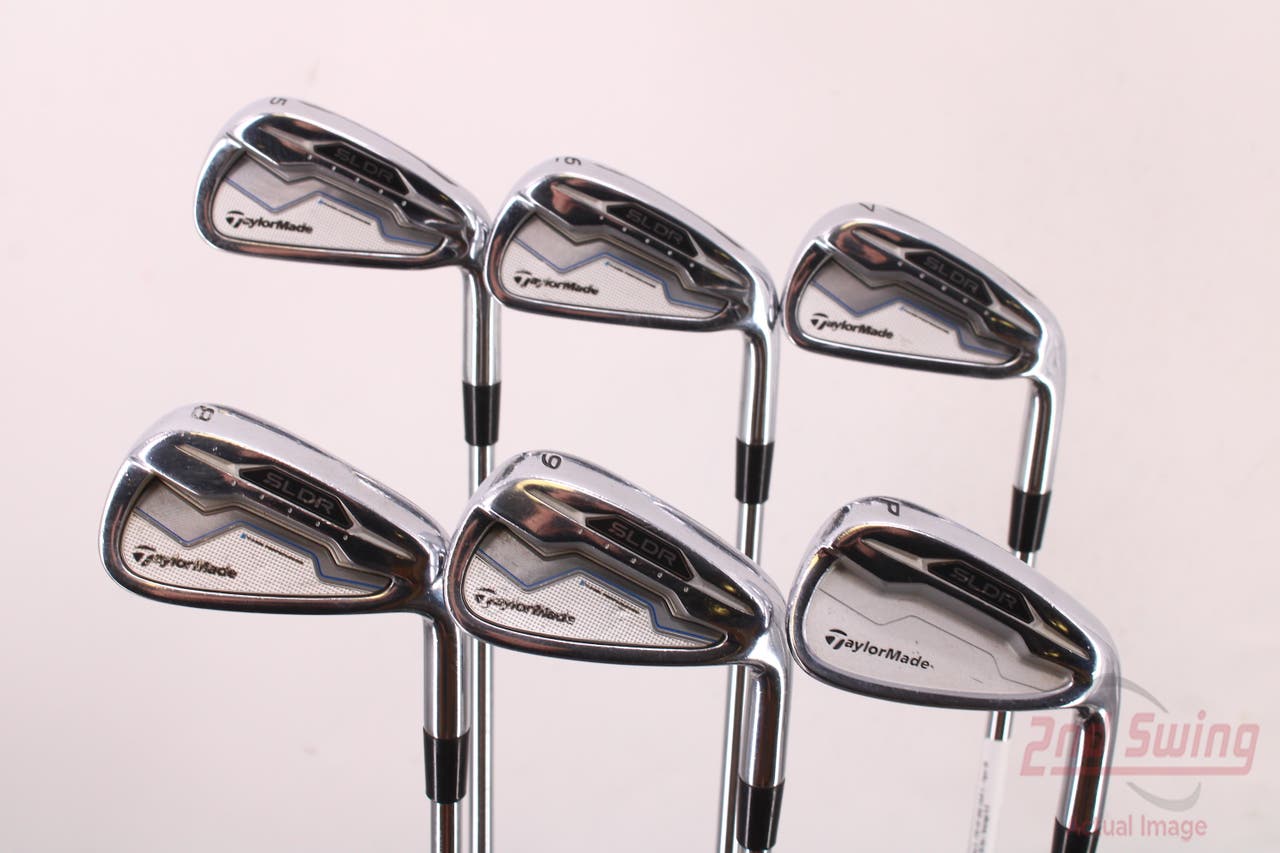 TaylorMade SLDR Iron Set 5-PW FST KBS TOUR C-Taper 90 Steel Stiff Right Handed 38.0in