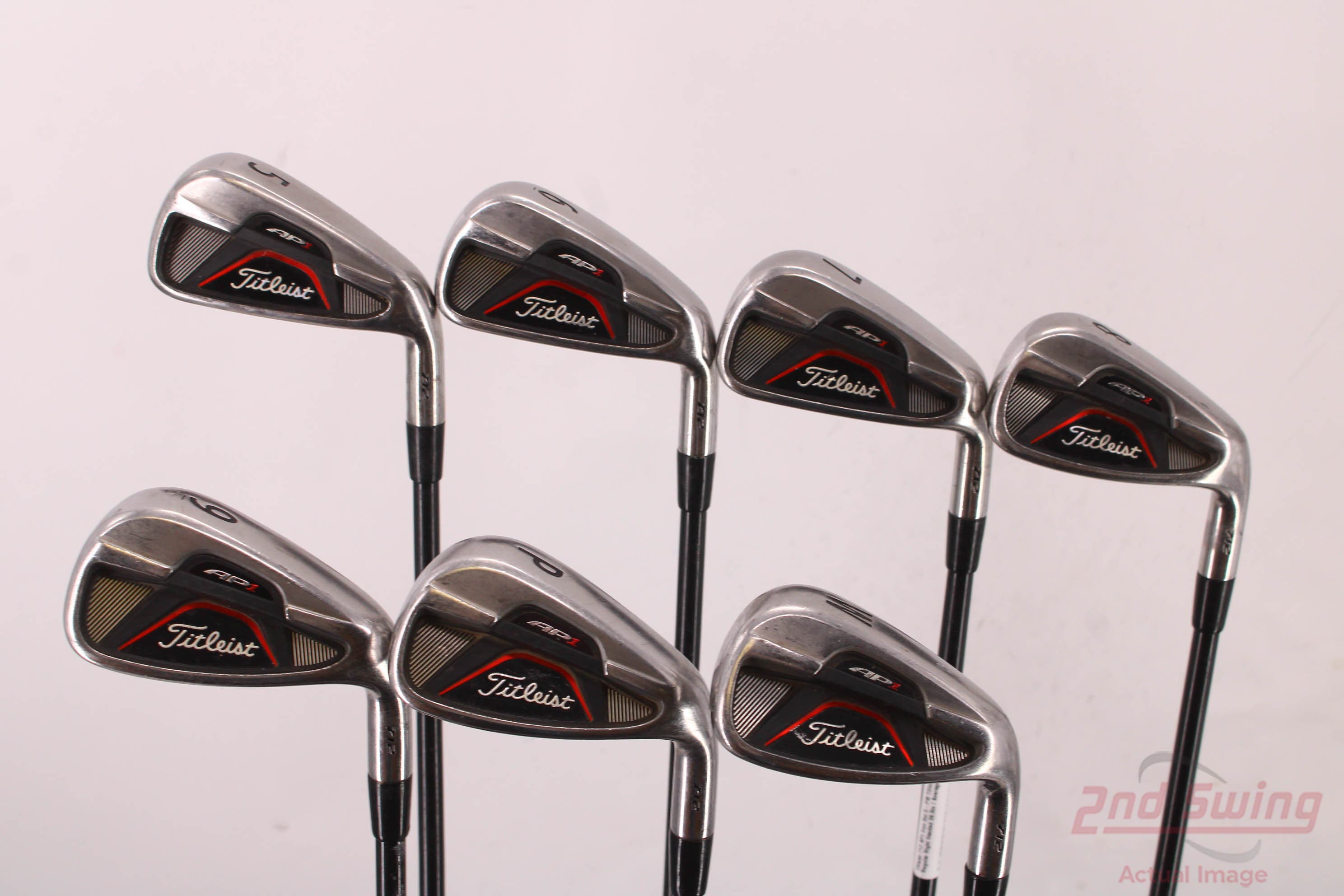 Titleist 712 AP1 Iron Set 5PW Titleist GDI Tour AD 65i Graphite Regular Right Handed 38.0in