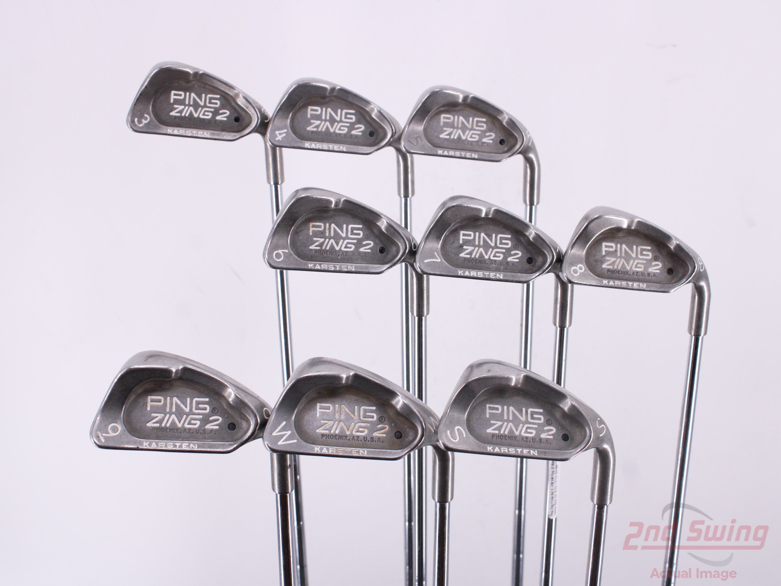 Ping Zing 2 Iron Set 3PW SW Ping JZ Steel Regular Right Handed Black