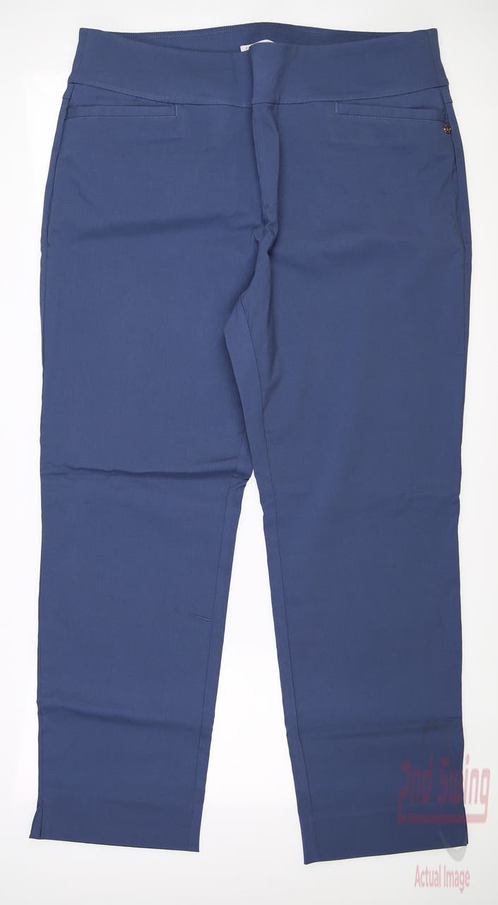 New Womens Fairway & Greene Golf Pants X-Large XL New Port Blue MSRP $135