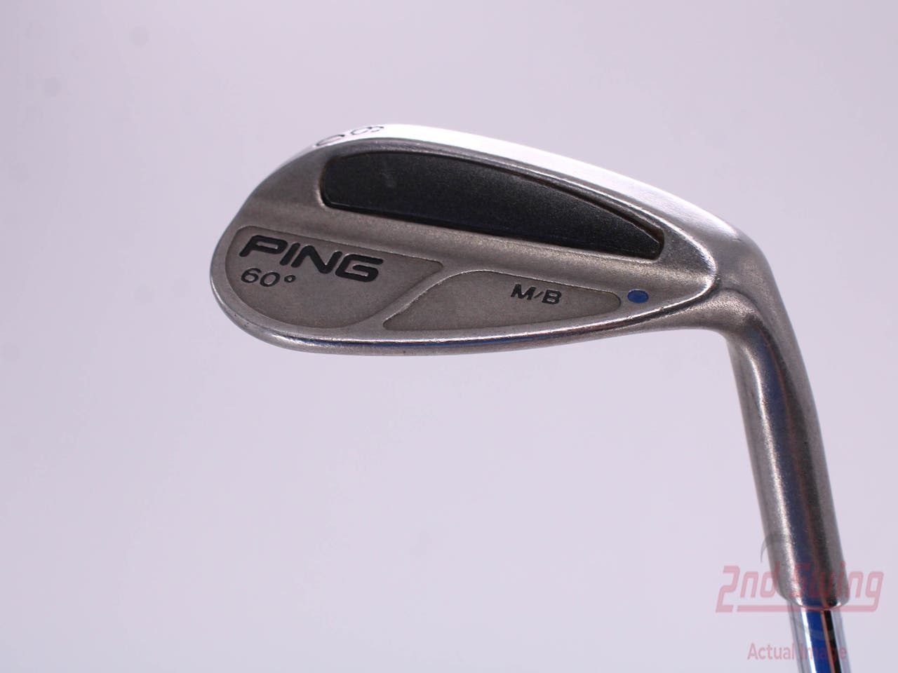 Ping MB Wedge Lob LW 60° Stock Steel Shaft Steel Wedge Flex Right Handed Blue Dot 35.0in