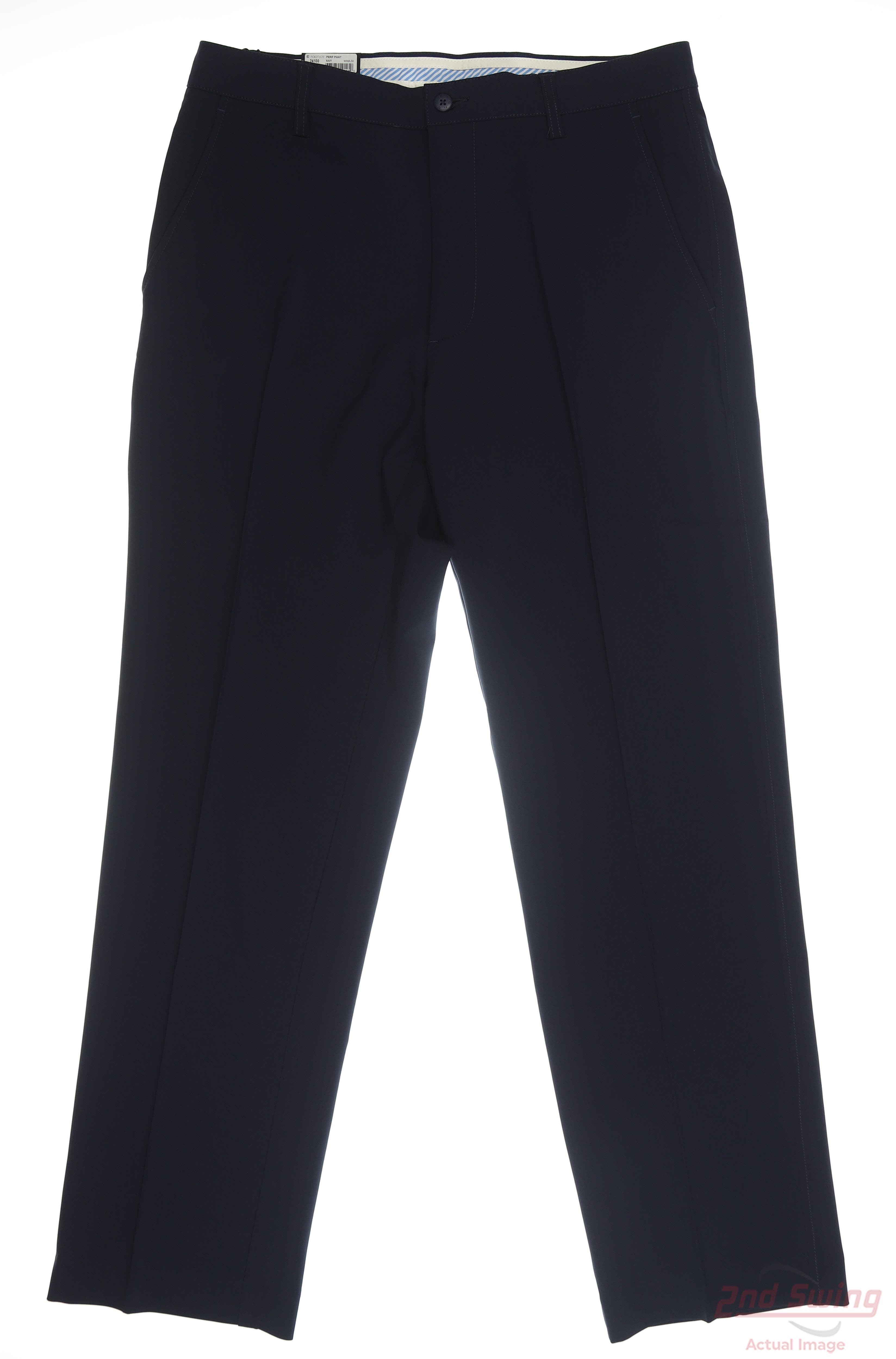 New Mens Footjoy Performance Pants 33 x32 Navy Blue MSRP 98 2nd