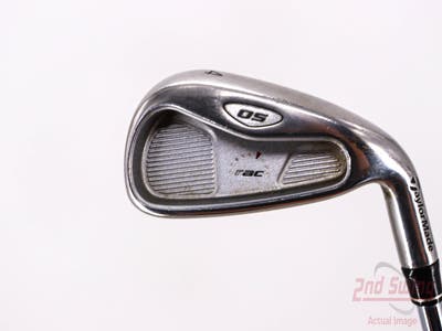 TaylorMade Rac OS 2005 Single Iron 4 Iron Stock Steel Shaft Steel Stiff Right Handed 38.75in