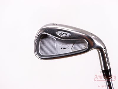 TaylorMade Rac OS 2005 Single Iron 5 Iron TM T- Step Steel Stiff Right Handed 39.0in