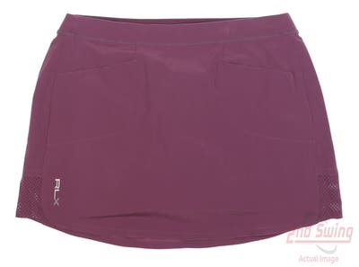New Womens Ralph Lauren RLX Golf Skort X-Small XS Purple Concept Red MSRP $128