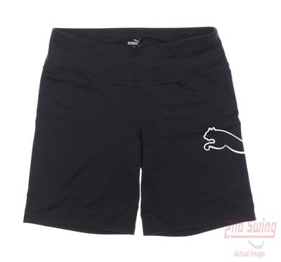 New Womens Puma Shorts Large L Black MSRP $60