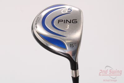 Ping G5 Fairway Wood 3 Wood 3W 15° Ping TFC 100F Graphite Stiff Right Handed 42.75in