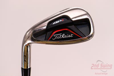 Titleist 712 AP1 Single Iron Pitching Wedge PW 35.5° Dynalite Gold XP S300 Steel Stiff Left Handed 35.5in