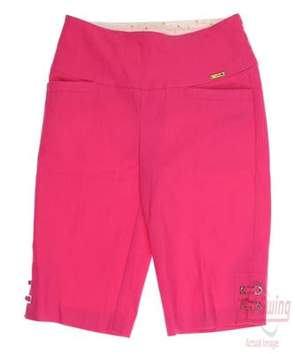 New Womens Swing Control Golf Shorts 2 Wild Pink MSRP $98