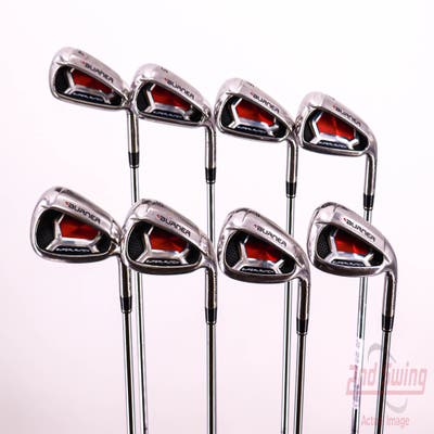 TaylorMade Burner Superlaunch Iron Set 4-PW AW TM Reax Superfast 85 Steel Regular Right Handed 38.75in
