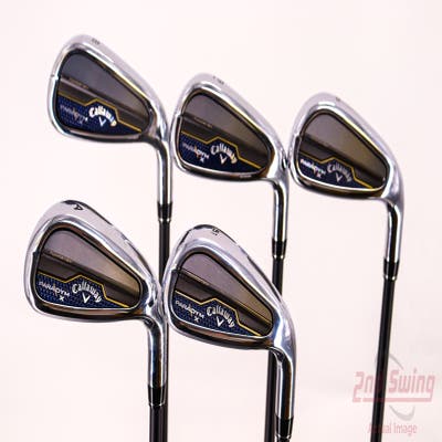 Callaway Paradym X Iron Set 8-PW AW GW Project X Cypher 40 Graphite Ladies Right Handed 36.75in