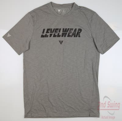 New Mens Level Wear Tate T-Shirt Medium M Gray MSRP $27
