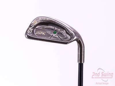Ping ISI K Single Iron Pitching Wedge PW Stock Graphite Shaft Graphite Regular Right Handed Green Dot 35.75in
