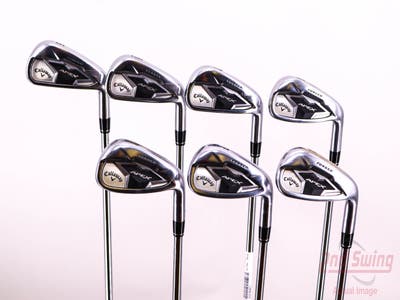 Callaway Apex 19 Iron Set 5-PW AW FST KBS MAX 90 Steel Regular Right Handed 37.75in