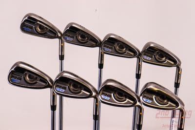 Ping 2016 G Iron Set 4-PW GW AWT 2.0 Steel Stiff Right Handed Yellow Dot 38.25in