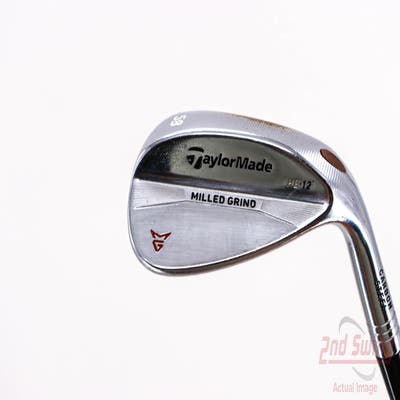TaylorMade Milled Grind Satin Chrome Wedge Lob LW 58° 12 Deg Bounce True Temper Dynamic Gold Steel Wedge Flex Right Handed 35.0in