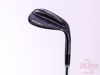 Cleveland RTX 4 Black Satin Wedge Lob LW 58° 3 Deg Bounce Dynamic Gold Tour Issue S400 Steel Stiff Right Handed 35.25in