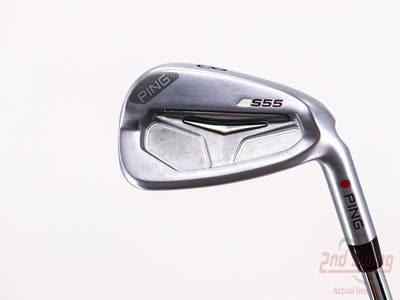 Ping S55 Single Iron 8 Iron Dynamic Gold Tour Issue X100 Steel X-Stiff Right Handed Red dot 37.0in
