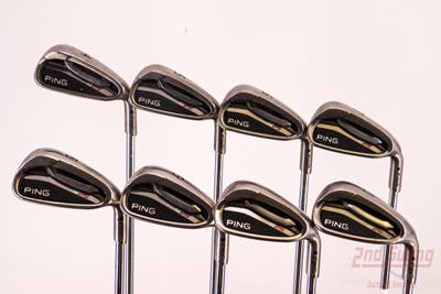 Ping G25 Iron Set 4-PW GW Ping CFS Graphite Stiff Right Handed Black Dot 38.0in