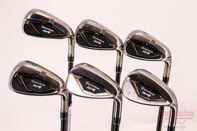 TaylorMade M4 Iron Set 7-PW AW SW Fujikura ATMOS 5 Red Graphite Senior Right Handed 37.0in