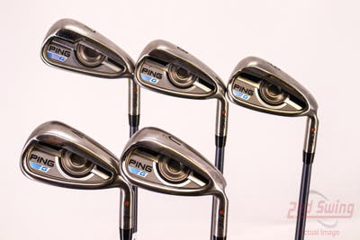 Ping 2016 G Iron Set 7-PW GW AWT 2.0 Graphite Regular Right Handed Brown Dot 37.25in