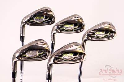 Tour Edge Hot Launch 3 Iron Set 7-PW AW FST KBS Tour 90 Steel Regular Left Handed 36.75in