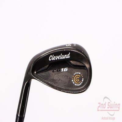 Cleveland CG16 Black Zip Groove Wedge Sand SW 56° 14 Deg Bounce Cleveland Traction Wedge Steel Wedge Flex Left Handed 35.5in