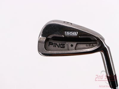 Ping S58 Single Iron 6 Iron Ping AWT Steel Stiff Right Handed Black Dot 37.25in
