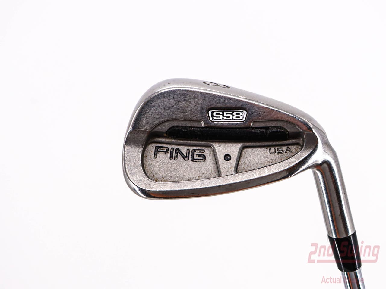 Ping S58 Single Iron 8 Iron Ping AWT Steel Stiff Right Handed Black Dot 36.0in