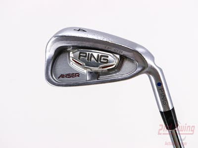 Ping Anser Forged 2010 Single Iron 4 Iron Ping AWT Steel Stiff Right Handed Blue Dot 39.0in