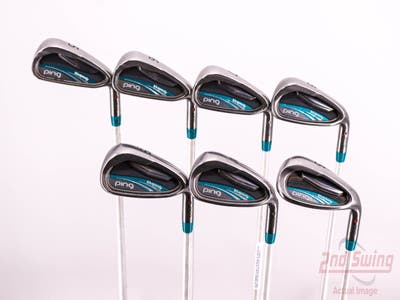 Ping 2015 Rhapsody Iron Set 5-PW SW Ping ULT 220i Ultra Lite Graphite Ladies Right Handed Red dot 38.0in