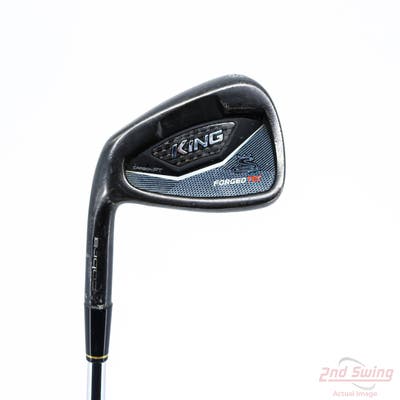 Cobra KING Black Forged Tec Single Iron 8 Iron True Temper Dynamic Gold X7 Steel X-Stiff Left Handed 38.25in