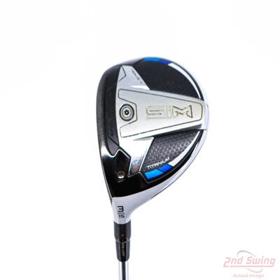 TaylorMade SIM Ti Fairway Wood 3 Wood 3W 15° Aldila Quaranta Blue 40 Graphite Senior Left Handed 43.5in