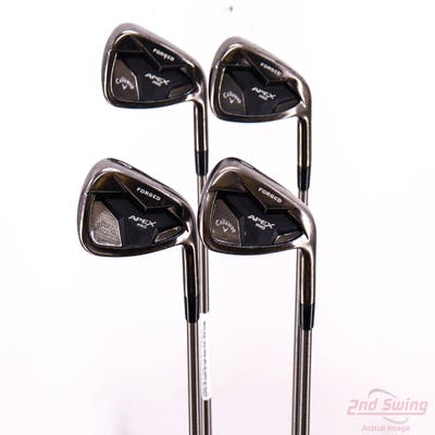 Callaway Apex Pro Smoke 19 Iron Set 8-PW AW Aerotech SteelFiber i95 Graphite Stiff Right Handed STD