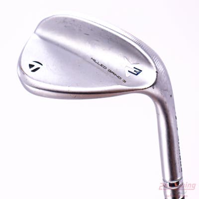 TaylorMade Milled Grind 3 Raw Chrome Wedge Lob LW 58° 11 Deg Bounce Dynamic Gold Tour Issue S200 Steel Stiff Right Handed 35.0in
