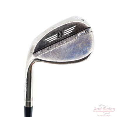 Titleist Vokey SM8 Brushed Steel Wedge Sand SW 56° 8 Deg Bounce M Grind Dynamic Gold Tour Issue S400 Steel Stiff Left Handed 35.0in