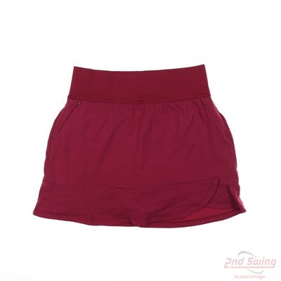 New Womens Adidas Skort Medium M Rose Red Burgundy MSRP $79