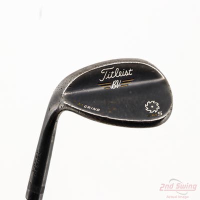 Titleist Vokey SM5 Raw Black Wedge Lob LW 58° 8 Deg Bounce M Grind True Temper Dynamic Gold S400 Steel Stiff Left Handed 36.25in