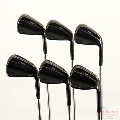 Titleist 2021 T100 Black Iron Set 4-9 Iron FST KBS Tour C-Taper 130 Steel X-Stiff Right Handed +1/4"