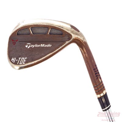 TaylorMade Milled Grind HI-TOE Wedge Lob LW 58° 10 Deg Bounce Stock Steel Shaft Steel Wedge Flex Right Handed 36.75in