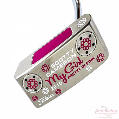 Mint Titleist Scotty Cameron 2010 My Girl Pretty In Pink Putter Steel Right Handed 33.0in