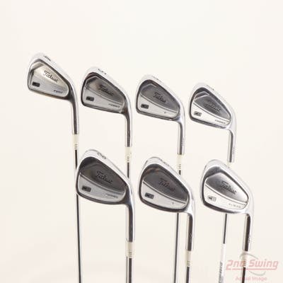 Titleist 716 CB Iron Set 4-PW True Temper Dynamic Gold X100 Steel X-Stiff Right Handed +1/2"