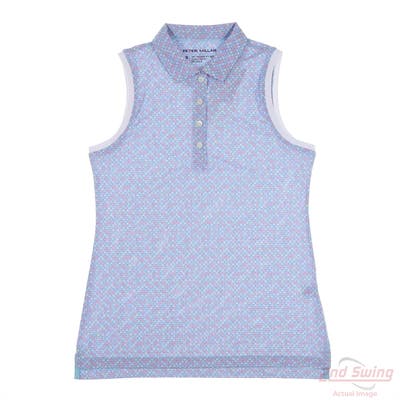 New Womens Peter Millar Sleeveless Polo Small S Multi MSRP $95