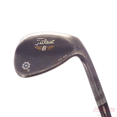 Titleist Vokey SM5 Raw Black Wedge Lob LW 58° 8 Deg Bounce M Grind Titleist SM5 BV Steel Wedge Flex Right Handed 35.25in