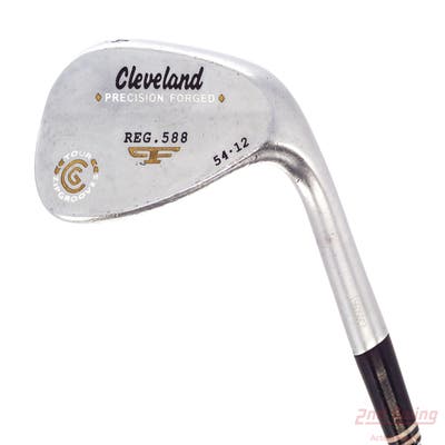 Cleveland 2012 588 Chrome Wedge Sand SW 54° 12 Deg Bounce Stock Steel Shaft Steel Wedge Flex Right Handed 35.0in
